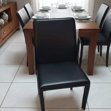 MU011	Mueble Silla Cuero para Cocina (negro) 