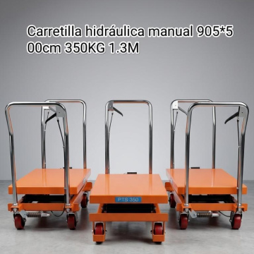 VEH55	Vehicular Carretilla Elevadora Hidráulica Manual 905*500cm 350kg 1.3M