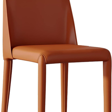 MU010	Mueble Silla Cuero para Cocina (naranja) 