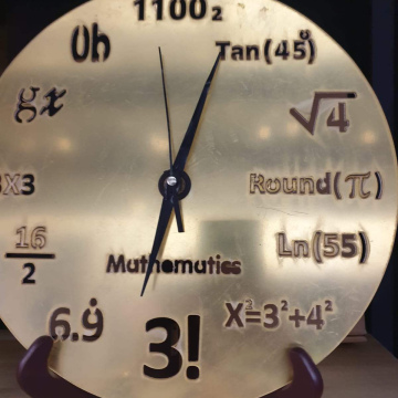G107	Mueble Pegatina Reloj de Pared 30*30CM (Forma Redondo Matemática)