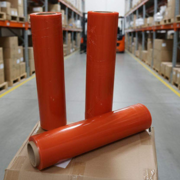 EM017	Empaque Empaletizador Fleje Plástico 50cm*360M*20mic (3.3Kg) Rojo
