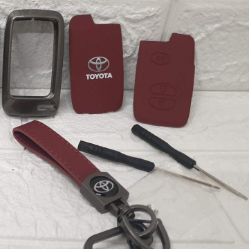 VEH39	Vehicular Cover Metal para Llave Toyota Modelo G (rojo)