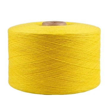 H002	Hilo algodón 70%, gramaje 8/1s (739 decitex), sin peinado, color Amarillo #018B (ClaseB)                