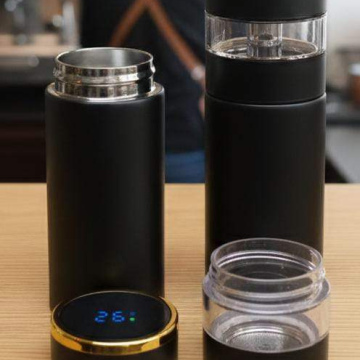 HO019	Hogar Cocina Termo Metálico 500ml con Fitro de Té 