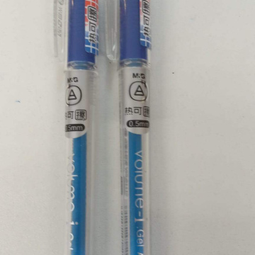 LABO12	Oficina Lapizero Bolígrafo Borable con Reparación Tapa (Color: Azul Oscuro) 0.5mm