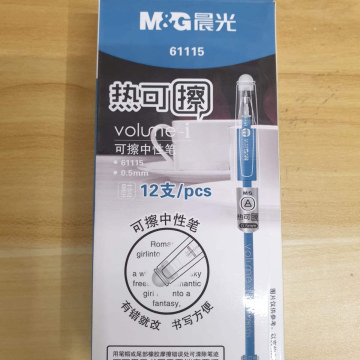 LABO09	Oficina Lapizero Bolígrafo Borable con Reparación Tapa (Color: Navy) 0.5mm