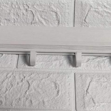 HOG22	Hogar Baño Toallero Doblable con 8 Ganchos 60*37.5*7.5CM Aluminio (Blanco)