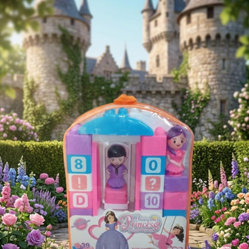 JU113	Juguete MOCHILA DE BLOQUES EDUCATIVOS DE PRINCESA