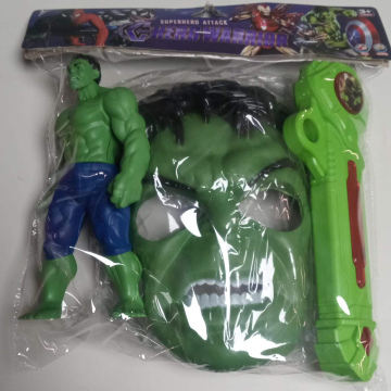 JU050	Juguete SET DE DE JUGUETES HULK (FIGURA+MASCARA+ESPADA)