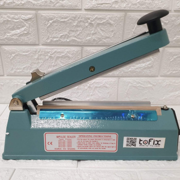 EMP96	Empaque Sellador de Bolsa Plástico 20cm 110V con Cortadora