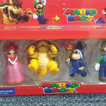 JU031	Juguete SET DE FIGURAS DE 3"- MARIO BRO- 6 UNIDADES