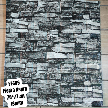 PEG09	Pegatina Piedra 70cm*77cm*6mm (Color Negro)