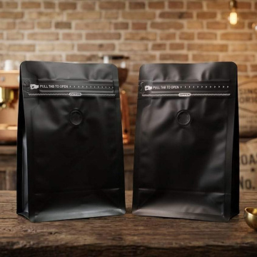 EMP21a	Empaque Bolsa Café 0.5 libra 13*20+7.0cm Negro