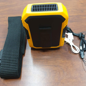 ELE13	Electrónico Abanico Portatil Cinturón Power Bank 4000mA con Luz (con cinturón)