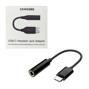 C067b	Electrónico Auricular Plug TipoC Adatador Audio 3.5mm Plug a TipoC Negro