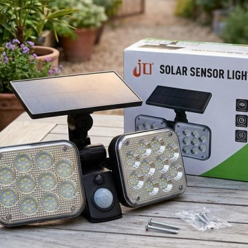 LU009	Luz Solar 120SMD Dual Direccional Impermeable 5.5V*1.8W (panel)
