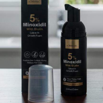 HO043	Hogar KORMESIC Champú seco en espuma para cabello con 5% de minoxidil (60ml)