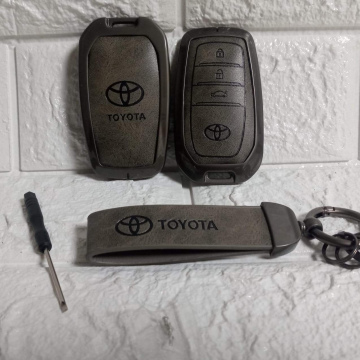 VEH35b	Vehicular Cover Metal para Llave Toyota Modelo A (gris) Hilux