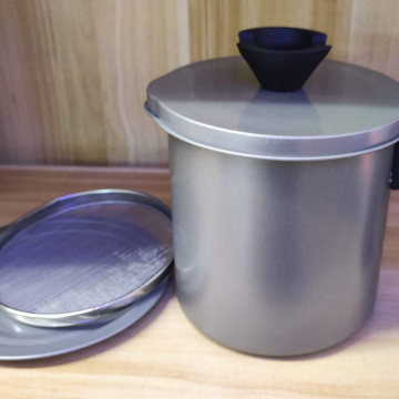 G275	Hogar Cocina Colador de Aceite Metal 1.4litro