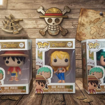 JU023	Juguete FIGURAS POP DE PVC DE 4" EN CAJA-ONE PIECE (6 DISEÑOS)
