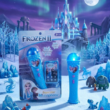 JU047	Juguete SET MICROFONO DE FROZEN+CASET (2 COLORES)