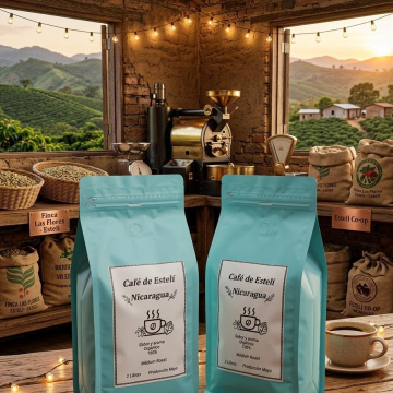HO074	Hogar Salud Café Orgánico Estelí 2 libra (Grano) (Medium Roast)